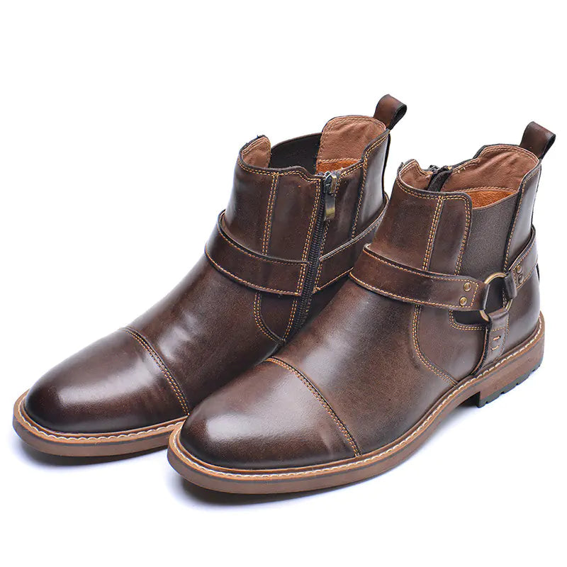 Arkbird Men's High Top Martin Tooling Boots