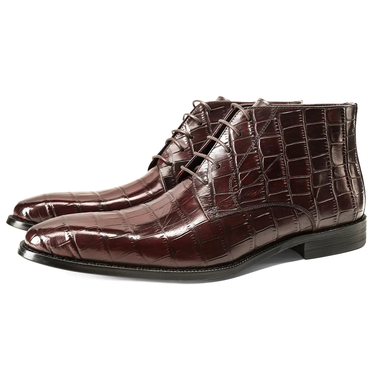 Trendy Men's Cowhide Martin Boots
