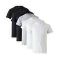 Mody Mens Undershirts 5-Pack Crew Neck Mens T-Shirts Short Sleeve Undershirt for Men White Shirt Men Black Work Out Tee Tops