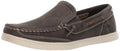 Margaritaville mens Margaritaville Mens Dock Slip on Boat Shoe Black 8.5 US